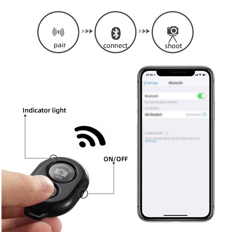 Chân Tripod Mini Bằng Xốp Linh Hoạt Kèm Kẹp Giữ Điện Thoại iPhone
