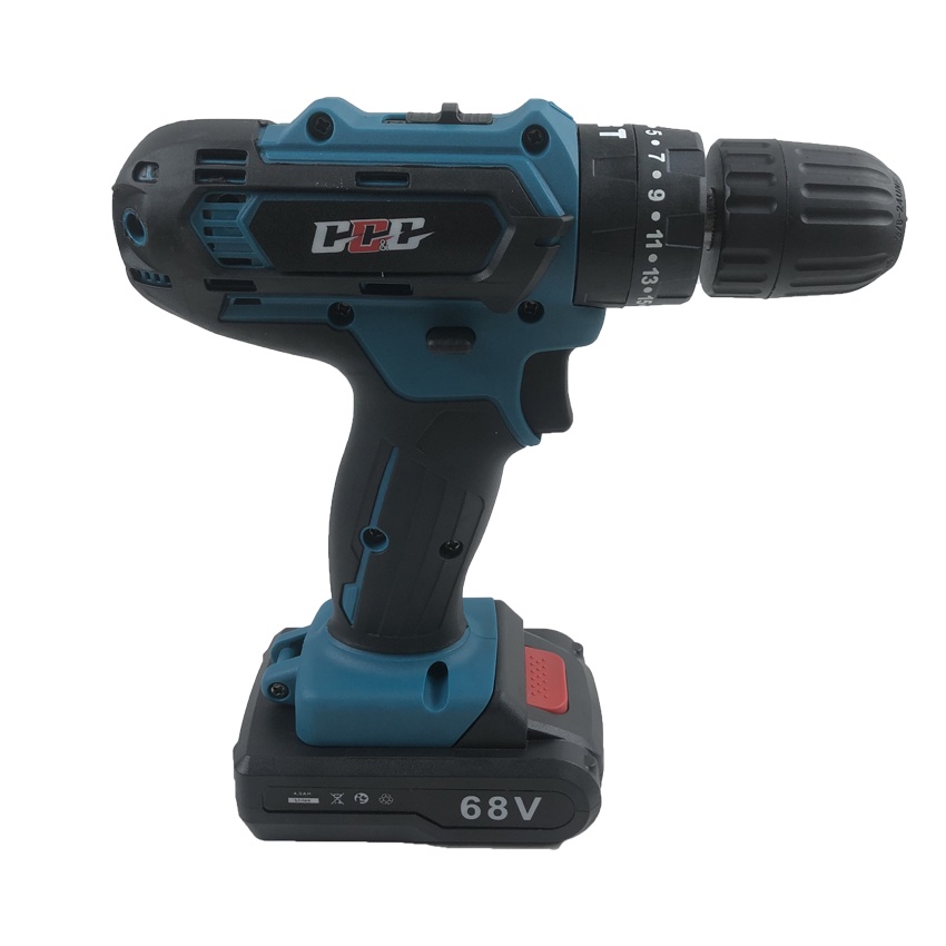 Máy khoan pin 3 chức năng GGG- 1009A, khoan gỗ, tháo vặn vít, có búa khoan tường, tặng kèm bộ phụ kiện 25 chi tiết