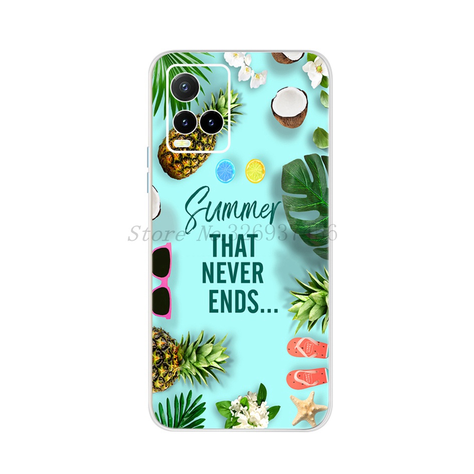 Ốp điện thoại silicon mềm họa tiết vân đá cho Vivo Y21 2021 Y33S Y21S Y 21 Vivoy21 Vivoy33S