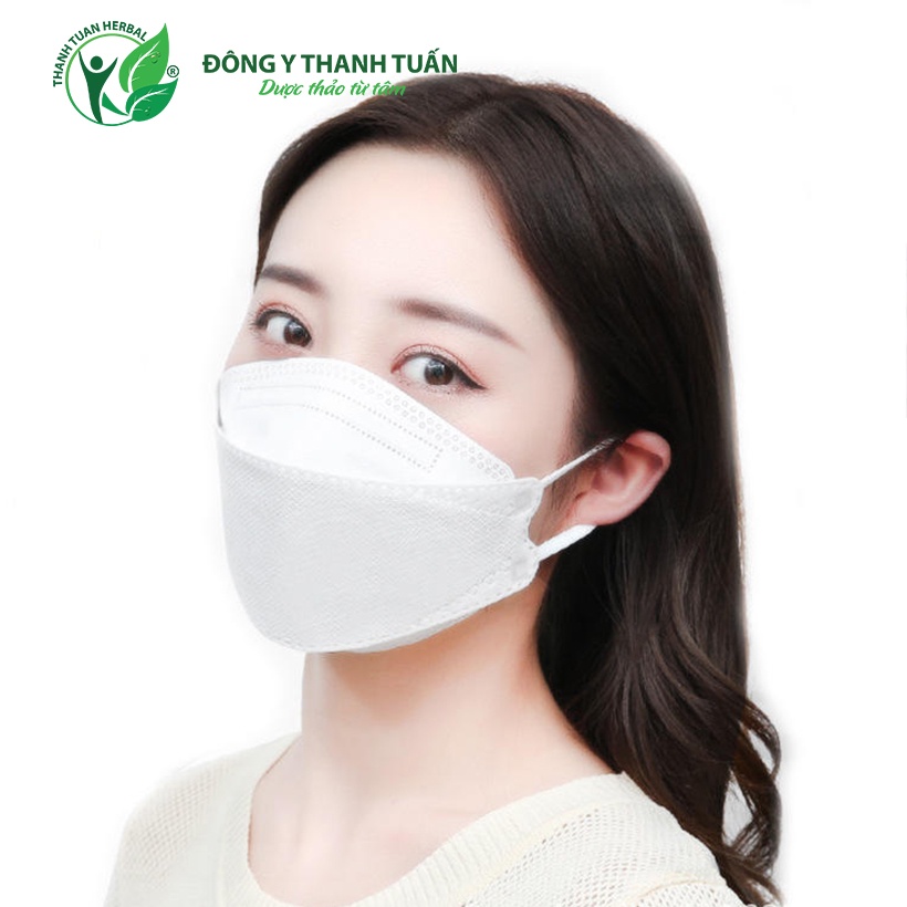 Khẩu trang 4D KF94 phong cách Hàn Quốc KG Mask chiếc chống bụi mịn và kháng khuẩn