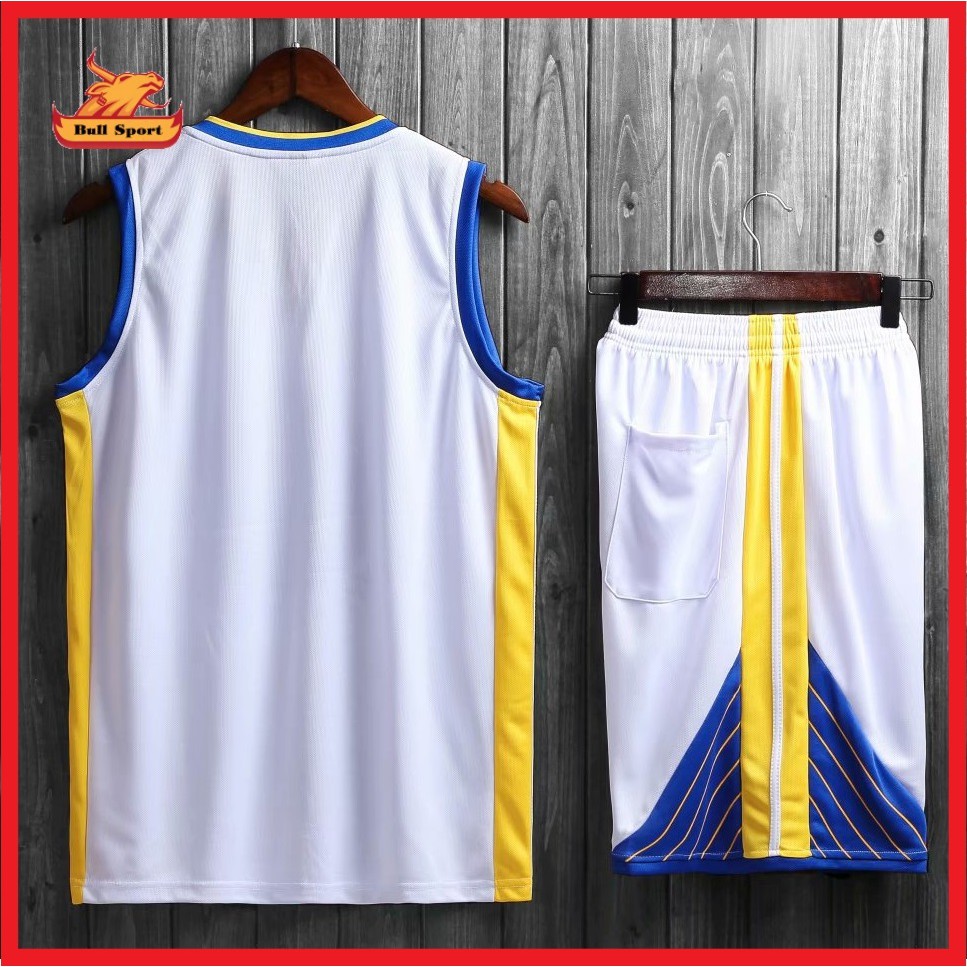 Áo bóng rổ golden state warriors, bộ quần áo bóng rổ nam nữ GDS Zata - ABRGDS01
