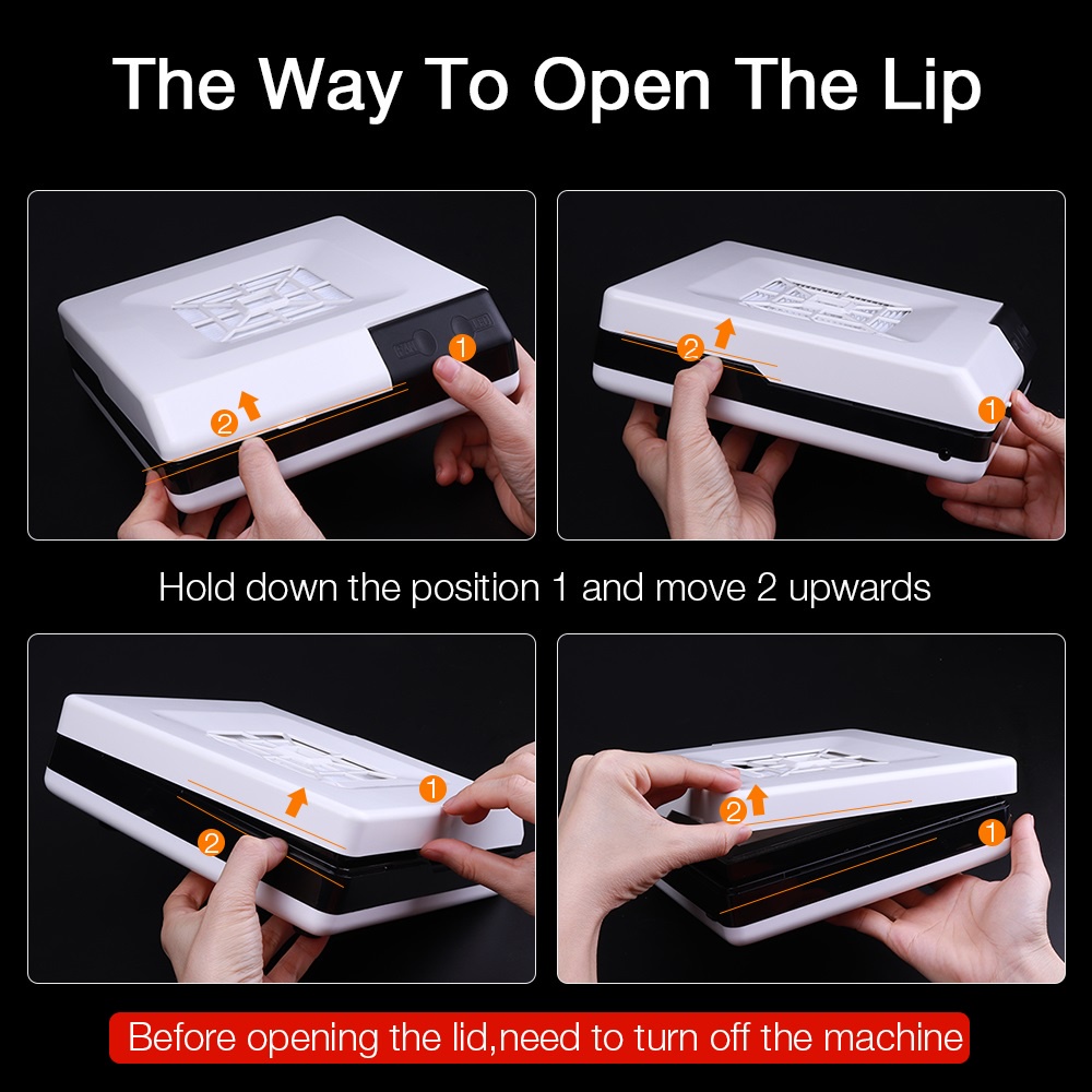 Foreverlily Máy Hút Bụi Móng Tay 2 Chiều 60W Màu Trắng