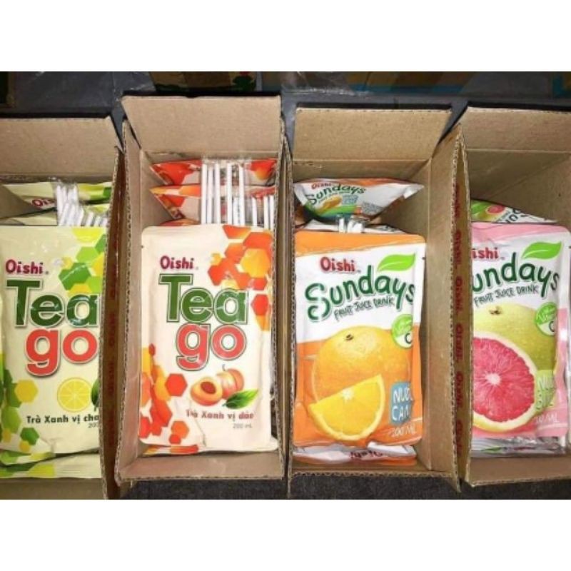 HOT Nước Tăng Lực Vị Trái Cây Oishi Teago bịch lẻ✨✨
