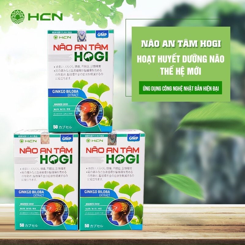 Viên Uống Bổ Não NÃO AN TÂM Tăng Cường Lưu Thông Máu, Giúp Tăng Cường Trí Nhớ, Ngừa Tai Biến