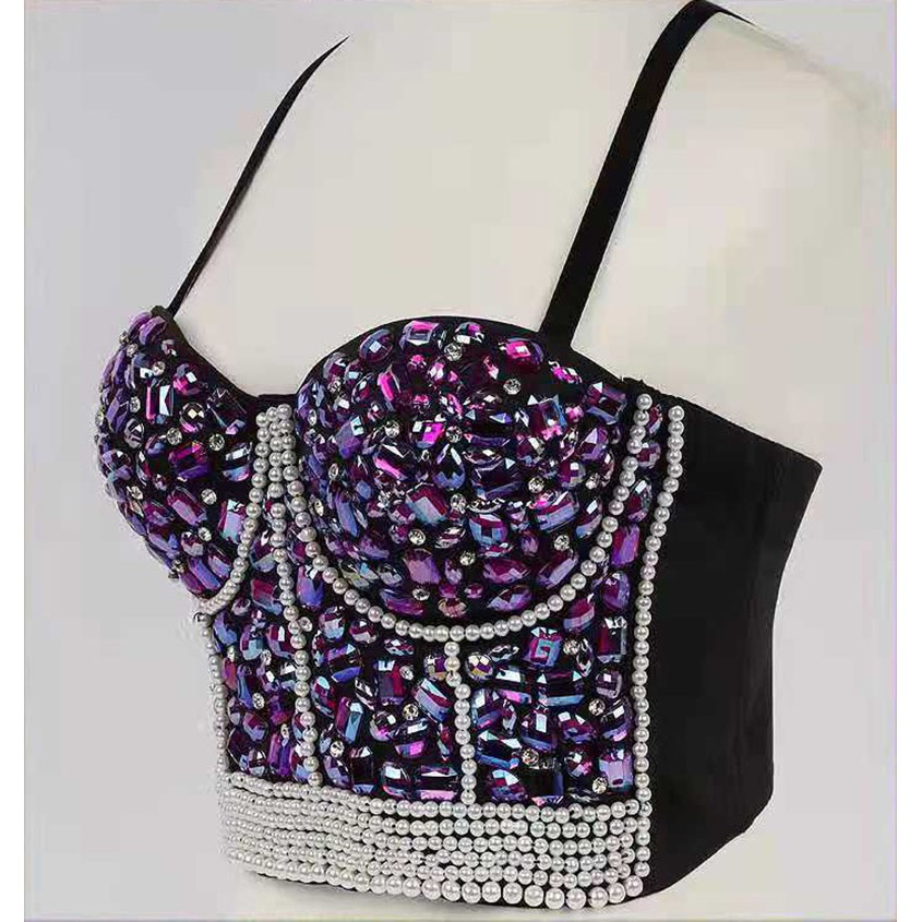 Áo bra đính đá lấp lánh sexy cho nữ