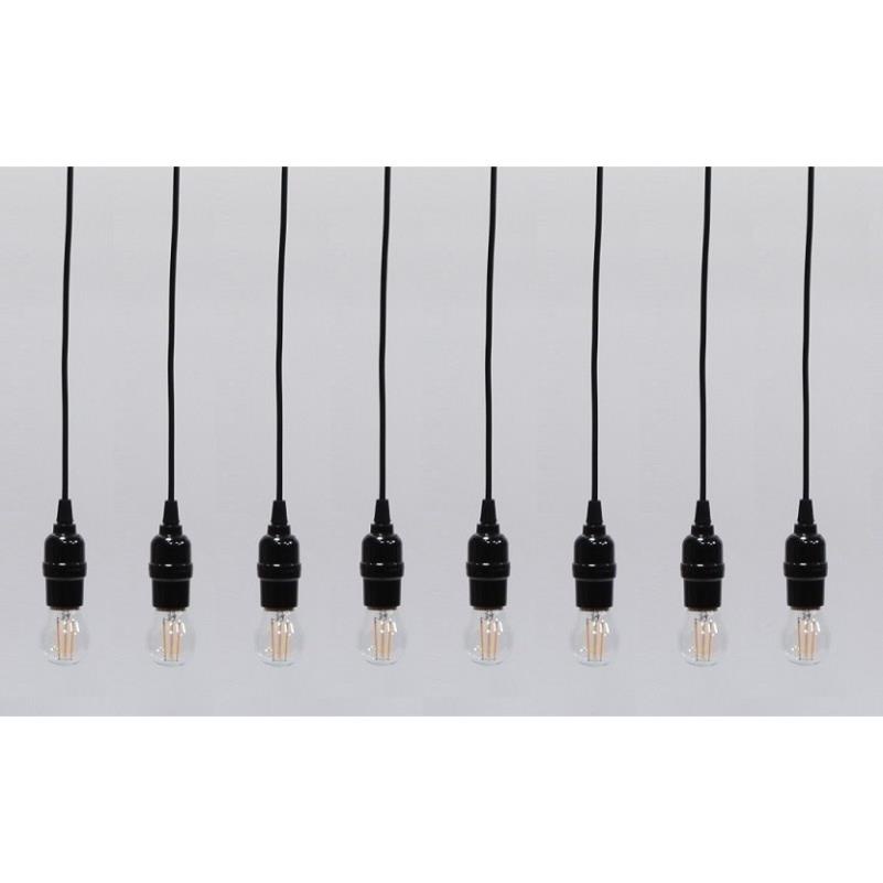Bộ 8 dây đèn thả cổ điển Vintage bóng led Edison G45 4W