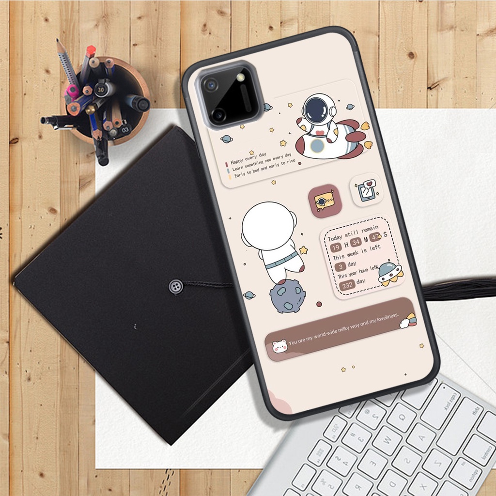 [ HOT BỎNG TAY] ỐP LƯNG OPPO REALME C11/C11 2021  , IN HINH CHIBI PHI HÀNH GIA ĐÁNG YÊU, SIÊU CUTE.