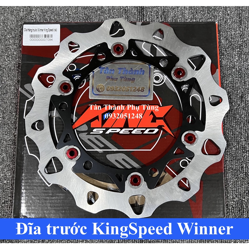 Đĩa trước KingSpeed Winner gắn như zin
