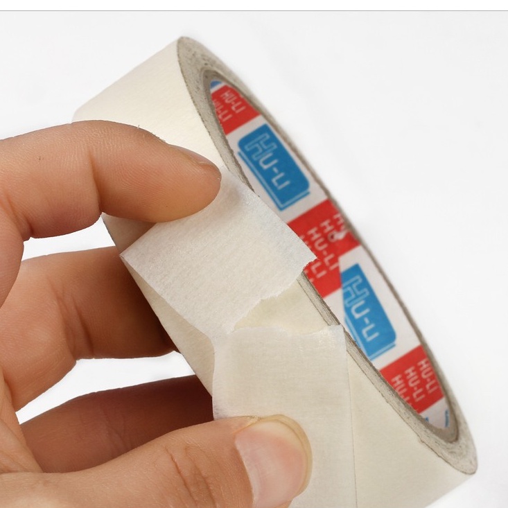[1 Cuộn] Băng dính giấy 2.5cm dày đẹp
