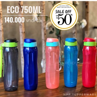 [SALE 50%] Bình Nước Tupperware 💕Freeship💕Eco Bottle Gen II 750ml