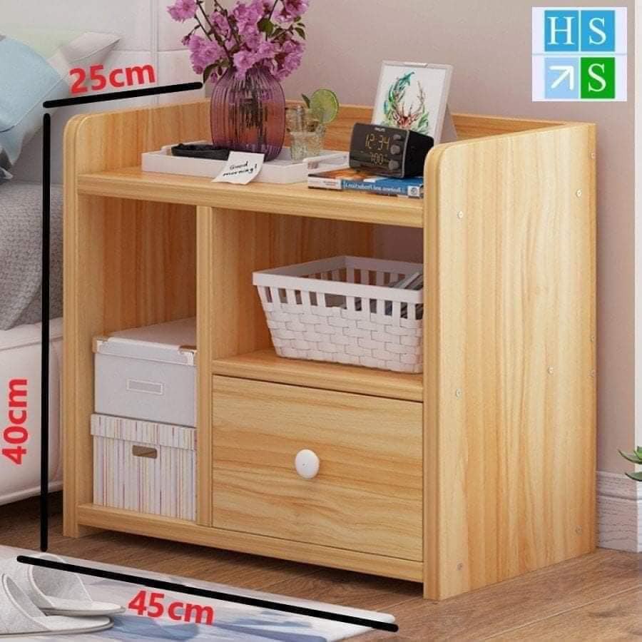 TỦ ĐẦU GIƯỜNG NGĂN KÉO MẦU VÂN GỖ