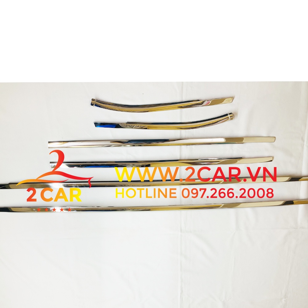 Nẹp chân kính, cong kính xe Nissan Almera 2021- 2022 - 2023 chất liệu inox 304 sáng bóng