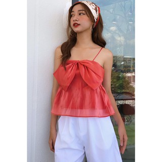 Áo 2 dây nơ ngực - 92Wear