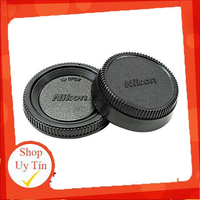 Nắp body Nikon và nắp sau lens (cap body, cap sau Nikon)