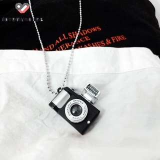 Dây chuyền trang trí mặt hình máy ảnh kiểu dáng độc đáo phong cách hiphop Hàn Quốc (có bán lẻ vòng tay)