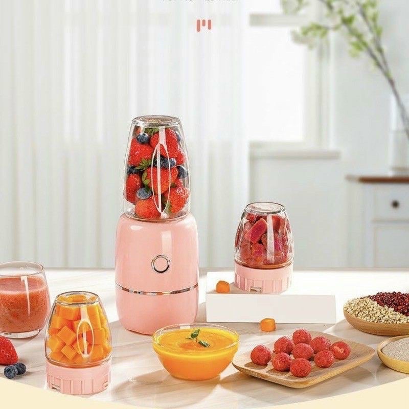 Máy xay ăn dặm 3 cối thủy tinh Sentaole cho bé, mẫu cao cấp chính hãng