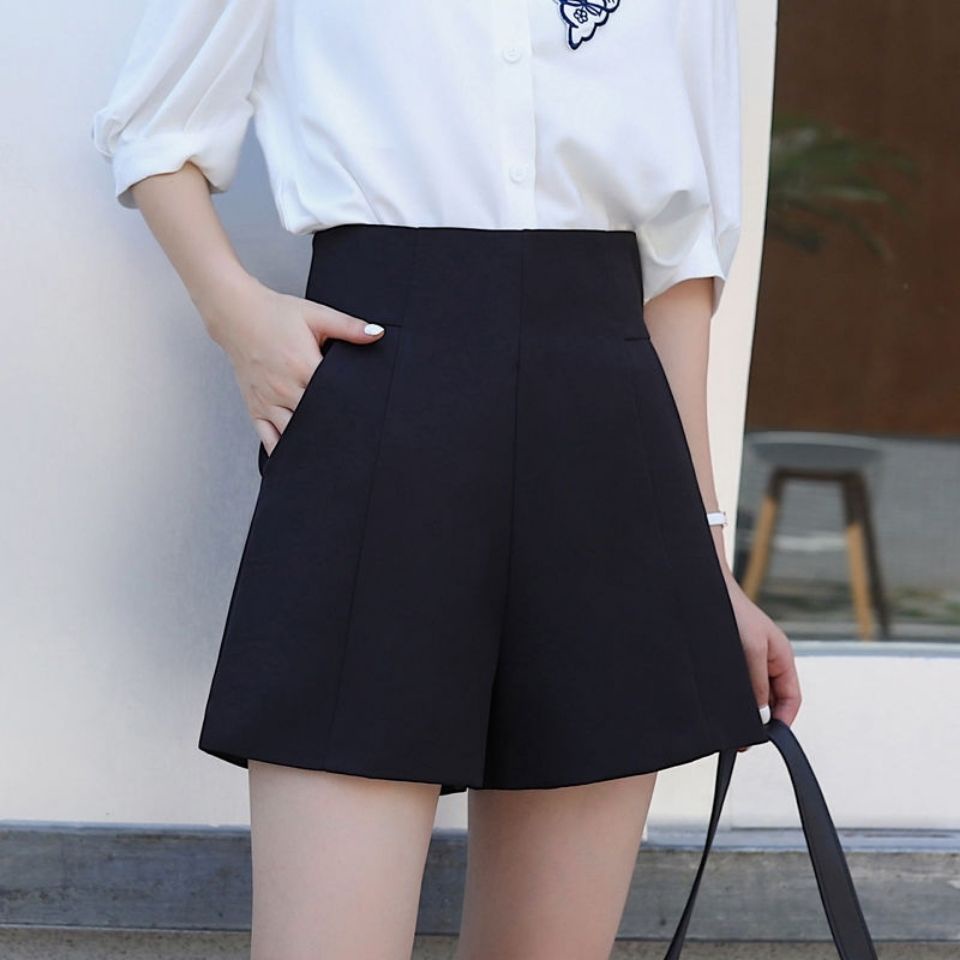 Quần short nữ lưng cao đẹp vải tuyết mưa cao cấp Hàn Quốc Q032