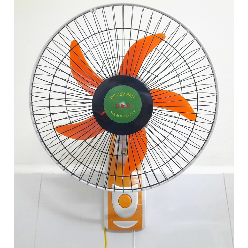 Quạt Kẹp Bình 12V. Loại Treo, Cánh 3 tấc. Có 3 Tốc Độ Gió Khác Nhau.