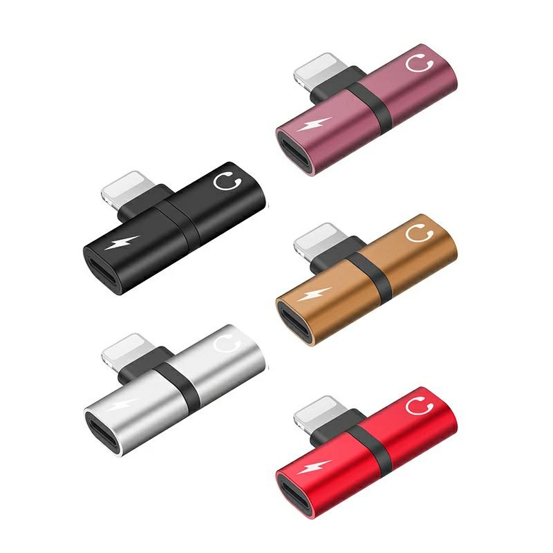 Đầu chuyển đổi cổng Lightning sang cổng tai nghe và cổng Lightning khác tiện lợi