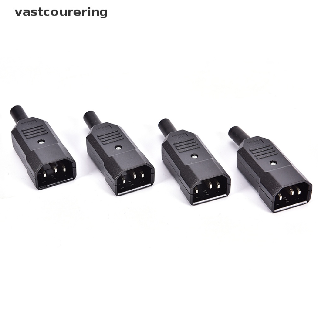 Set 5 Đầu Nối Dây Điện IEC C14 Male Inline Chuyên Dụng