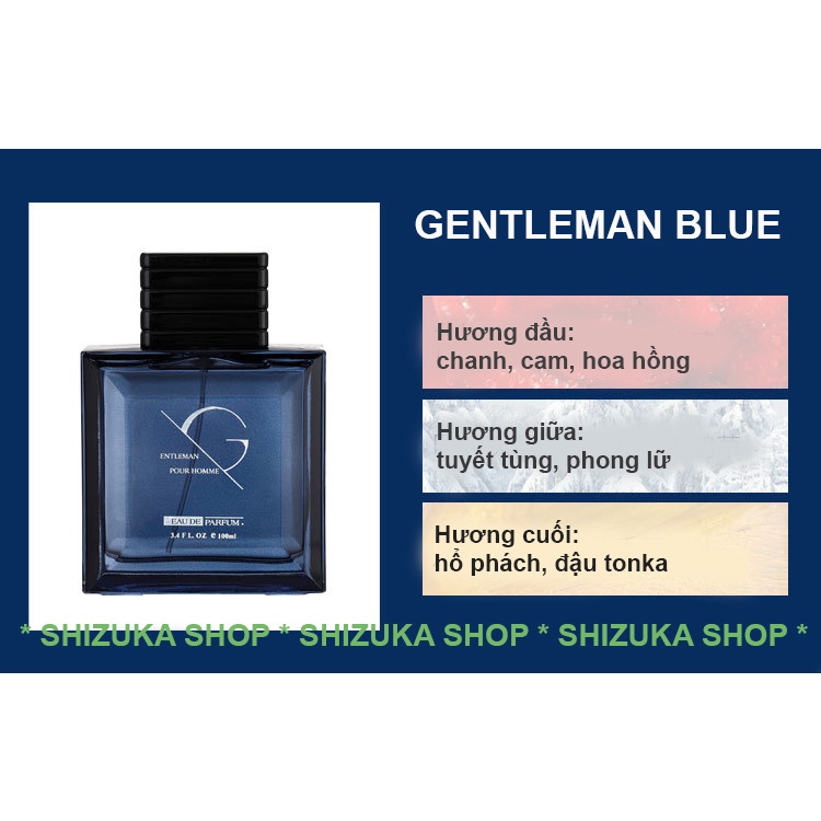 [Chính Hãng] Nước Hoa Nam Cologne Chính Hãng Thơm Lâu Lôi Cuốn Mạnh Mẽ Nam Tính 50ml