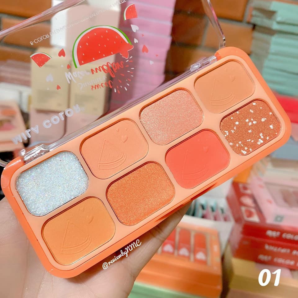 Bảng Mắt & Glitter 8 Ô MILA COLOR Thái Lan | BigBuy360 - bigbuy360.vn