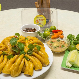 Set 10 chân gà luộc chấm sốt đặc biệt
