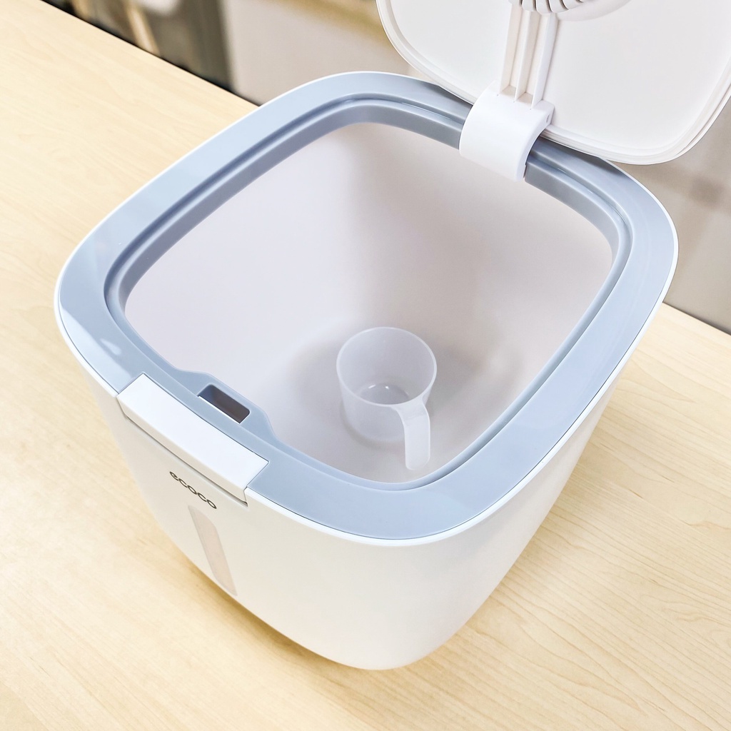 Thùng đựng gạo Ecoco cao cấp 5 lít,10 lít, hộp đựng gạo thông minh, thùng bảo quản các loại hạt đa năng
