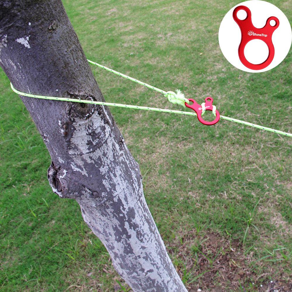 SHOUKEY Set 5 Khóa Dây Thừng Cắm Trại Bằng Hợp Kim Nhôm SHOUKEY