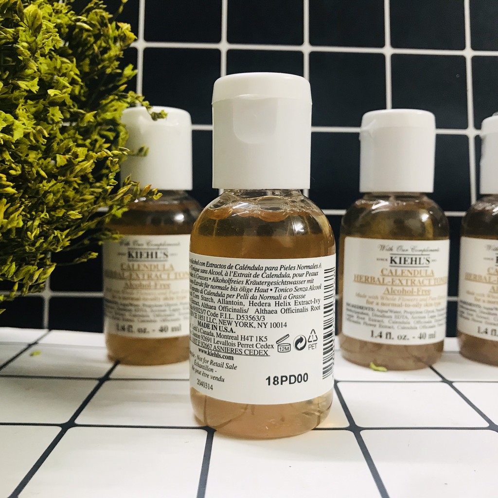 Toner hoa cúc Kiehl's Calendula 40ml Chính Hãng