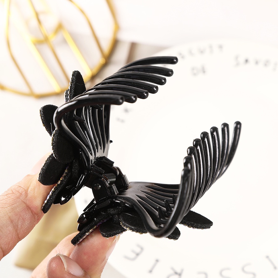 Kẹp Tóc Hình Hoa Cúc Đính Đá Pha Lê Phong Cách Hàn Quốc