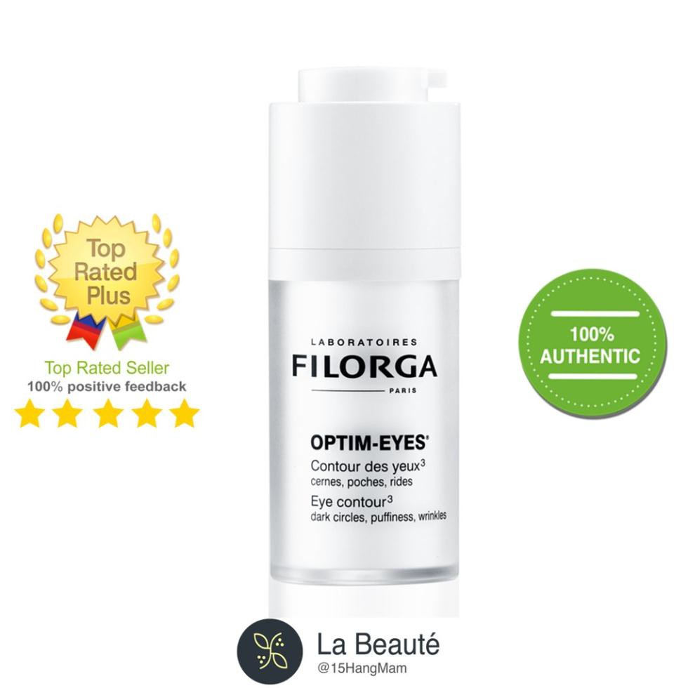 Filorga Optim-Eyes -Kem Dưỡng Ba Tác Động Gồm Giảm Quầng Thâm, Bọng Mắt, Nếp Nhăn 15ml