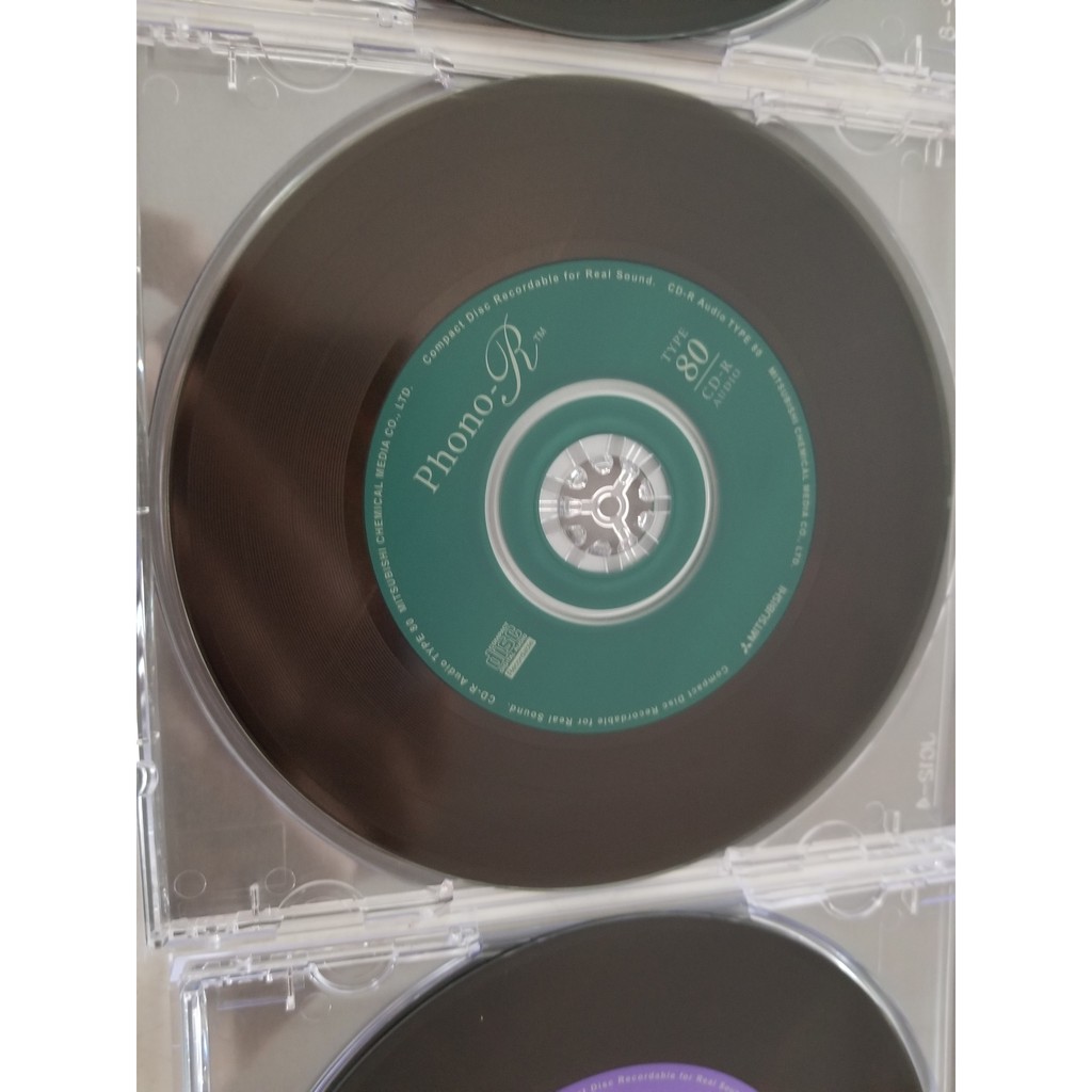 5 ĐĨA TRẮNG – CD-R AUDIO PHONO MITSUBISHI 700MB