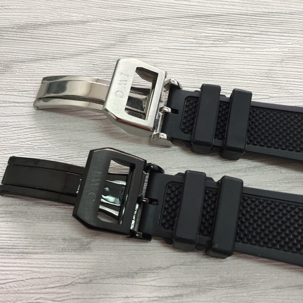 Phù Hợp Dây Đeo Đồng Hồ Bằng Cao Su Silicon Tự Nhiên Chống Thấm Nước Và Mồ Hôi 22mm Cho Iwc