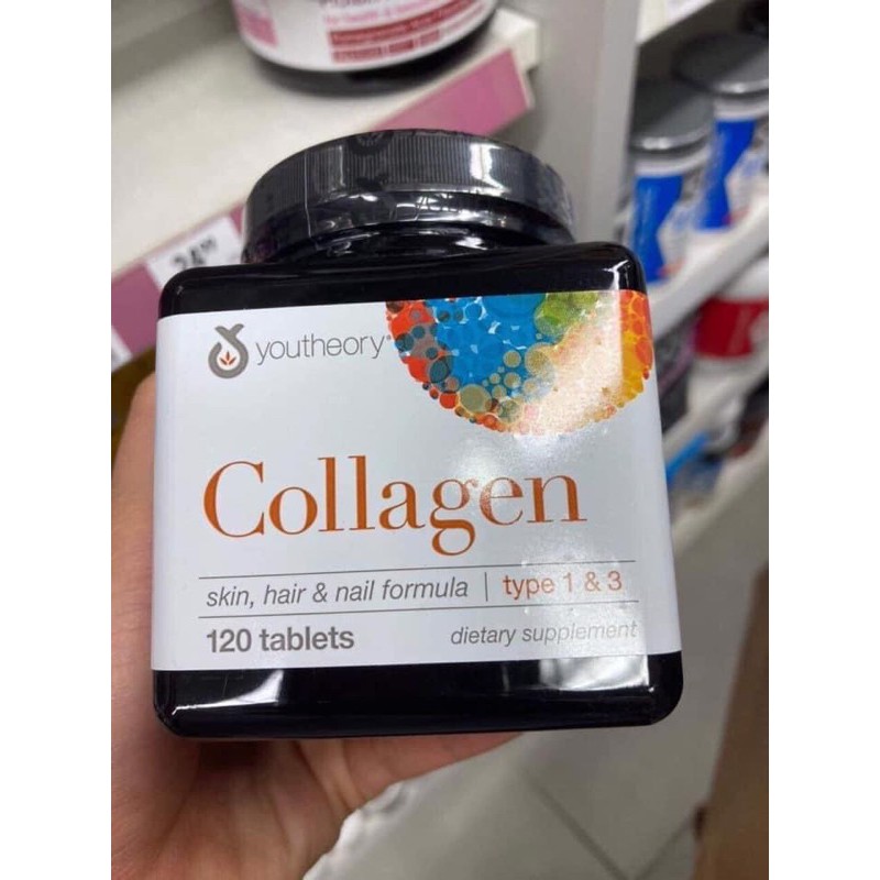 120 VIÊN COLLAGEN YOUTHEORY CỦA MỸ