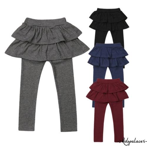 Quần Legging Kèm Váy Đáng Yêu Cho Bé Gái Từ 3-11 Tuổi