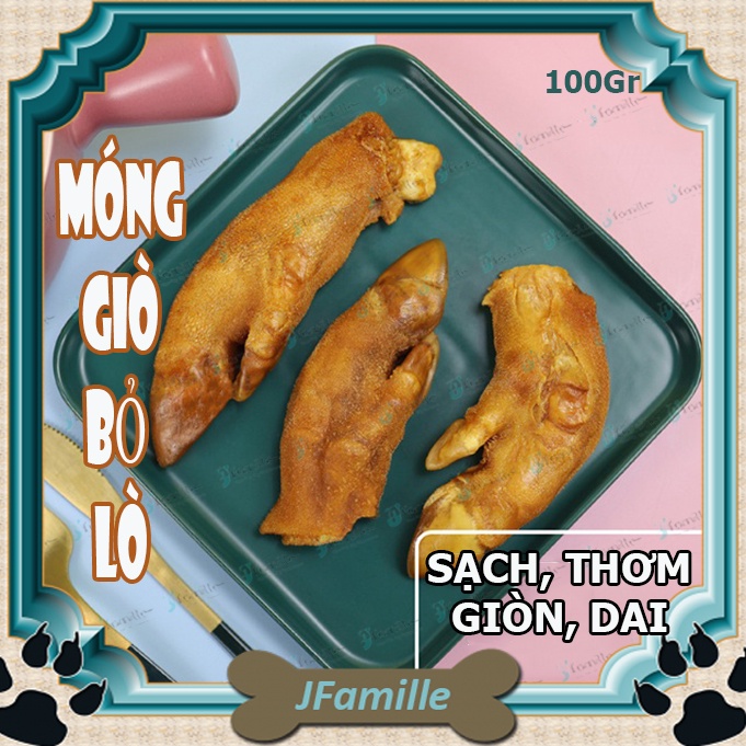 [MÓN MỚI]Snack Siêu Sạch Răng JFamille, Móng Giò Bỏ Lò, Bổ Sung Protein, Chống Cắn Phá, Giảm Stress. JF151