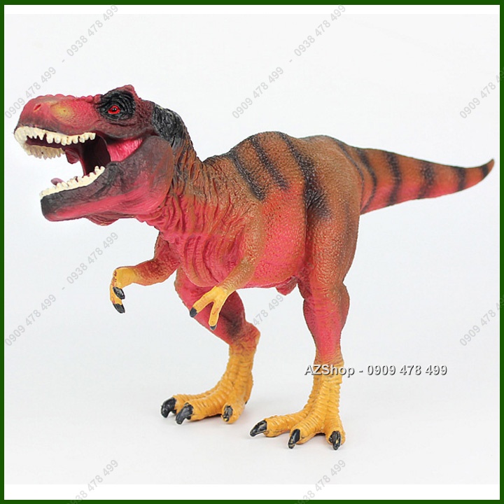 Mô Hình Khủng Long Bạo Chúa T-Rex Xanh Vàng  - Dài 23cm - 77321