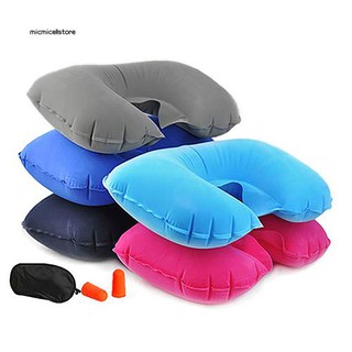Set 3 Gối hơi hình chữ U dùng để tựa cổ trong các chuyến đi du lịch