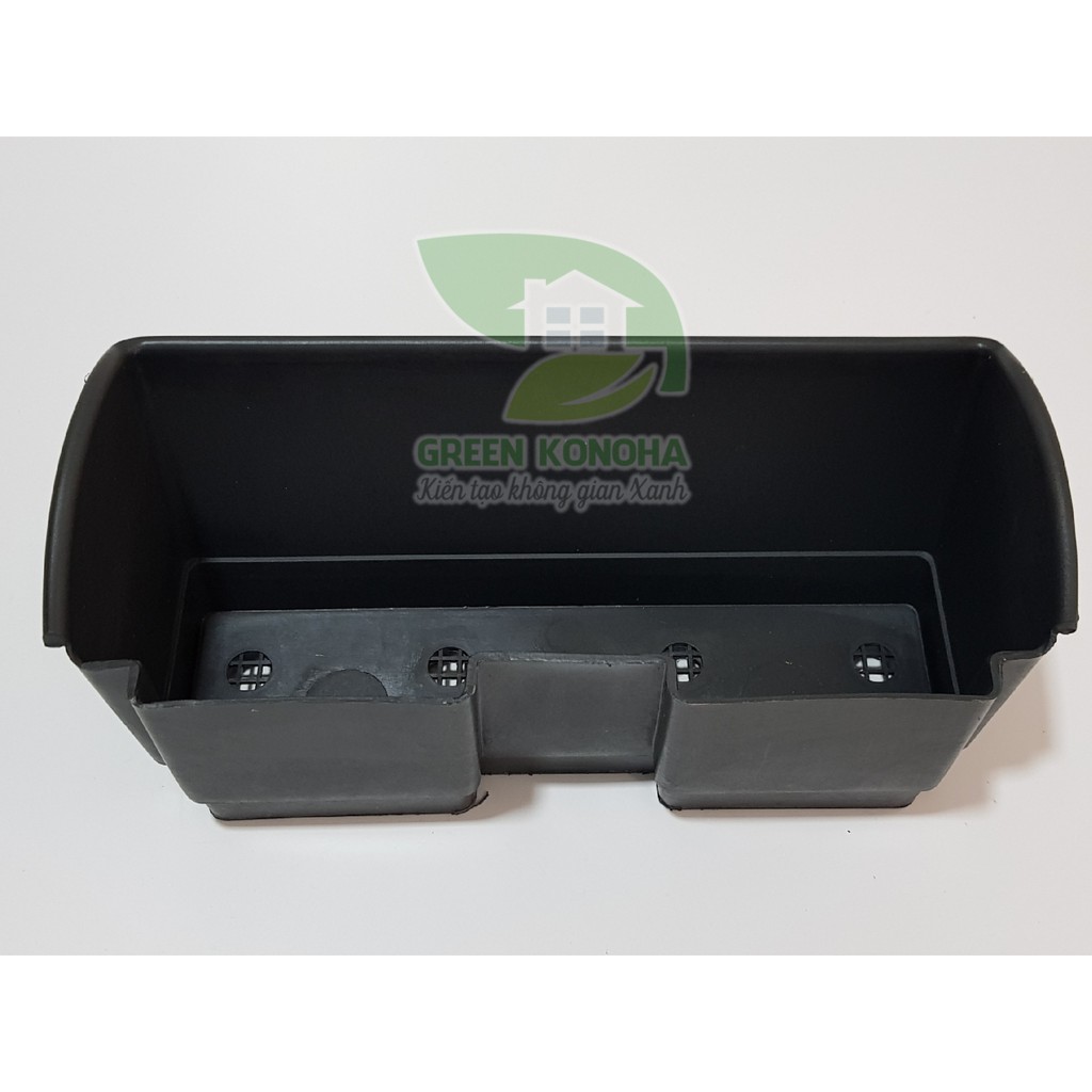 Chậu đôi trồng cây vườn tường GREEN KONOHA