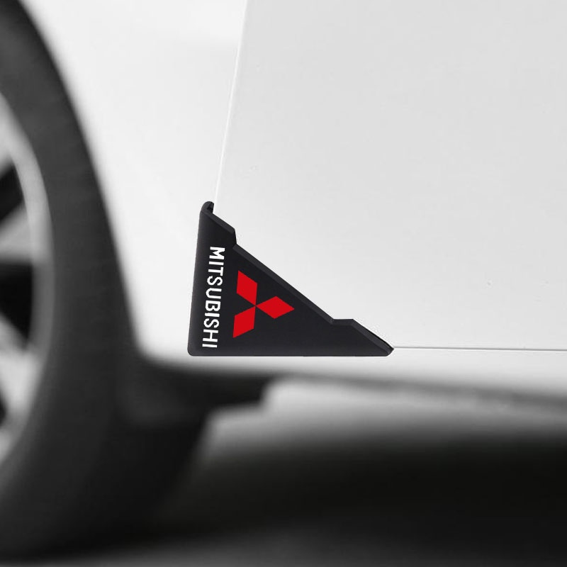 Bộ 2 Miếng Dán Góc Cửa Xe Hơi Chống Va Chạm / Trầy Xước Cho Mitsubishi Xpander ASX Challenger Triton Storm Mirage g4