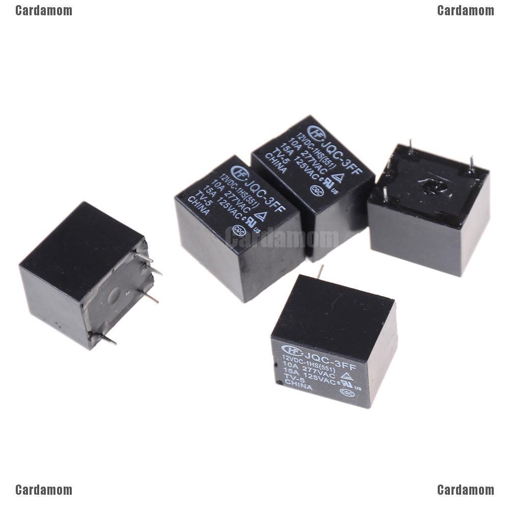Bộ 5 Linh Kiện Điện Tử 12V DC srd-s-112dm 125VAC 4-Pin