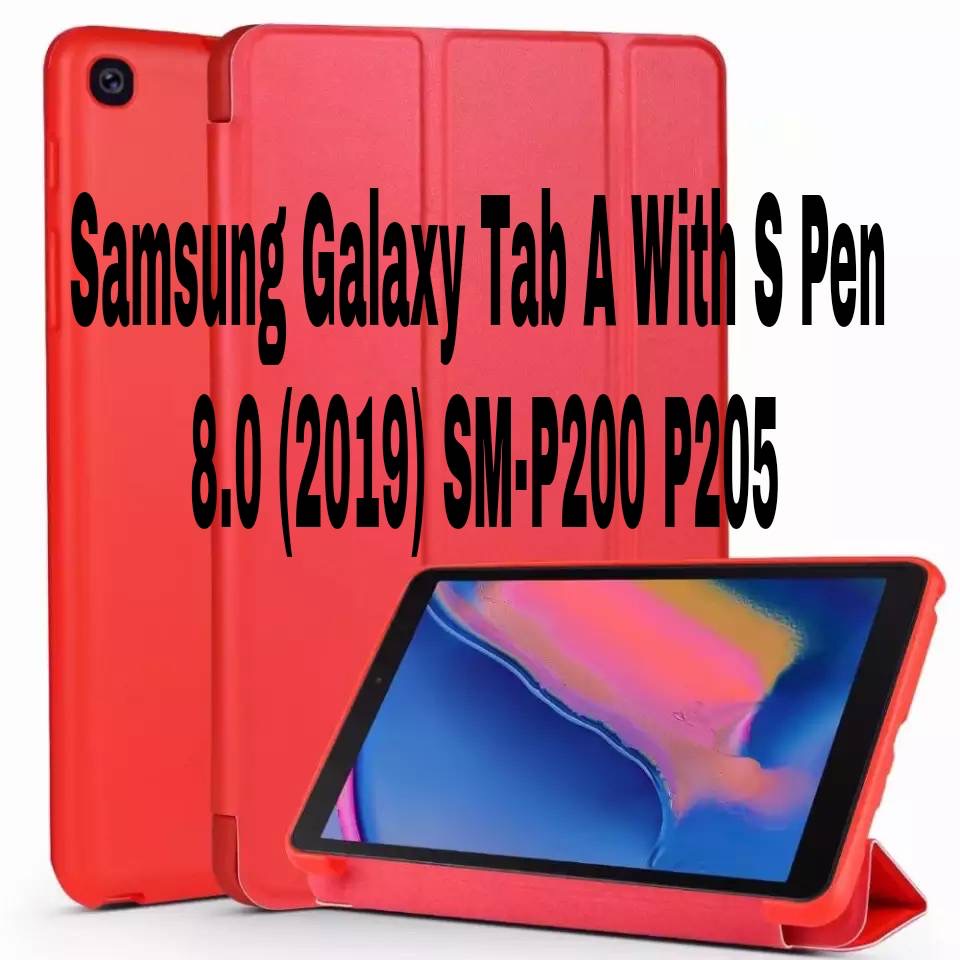 Ốp Lật Cho Samsung Galaxy Tab A 8.0 (2019) P205 Có Bút S Smart 8.0 (2019) P205 (Có Bút) (8.0 ")