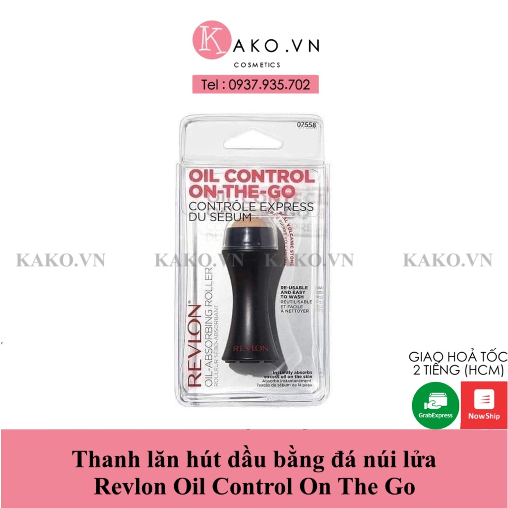 ( Bill Úc )Thanh lăn hút dầu bằng đá núi lửa Revlon Oil Control On The Go