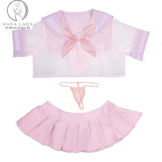 Cosplay Nữ Sinh, Đồ Ngủ Hóa Trang Học Sinh Sexy Quyến Rũ Xuyên Thấu Gợi Cảm Siêu Mỏng CP202