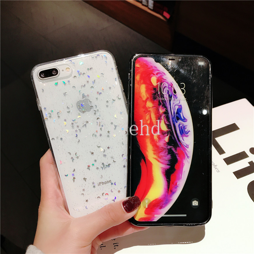 Ốp Lưng Silicon Trong Suốt Lấp Lánh Cho Samsung S20Ultra S20 S10 S9 S8 Plus Note 20ultra 20 10 Plus Note 9 10pro | BigBuy360 - bigbuy360.vn
