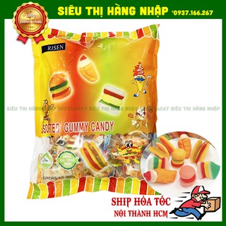 Kẹo dẻo hình fashfood Gummy Candy Risen Mỹ 350g