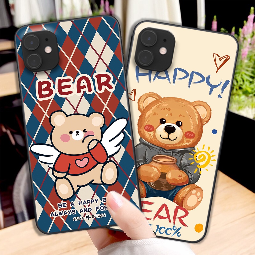 Ốp lưng Iphone 11/11 pro/11 Pro max/12/12 Pro/12 Pro Max/12 mini gấu chất lượng cao siêu bền