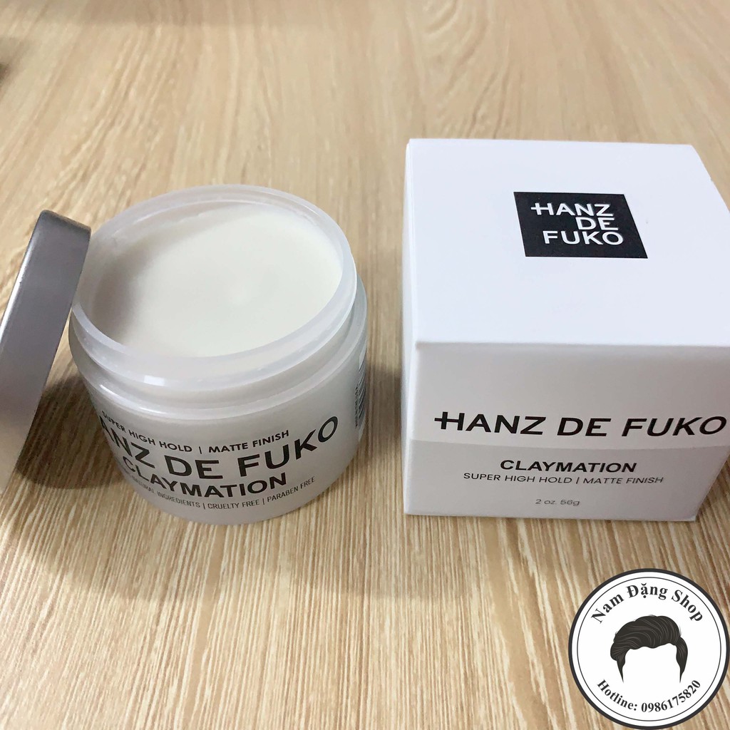 Sáp Vuốt Tóc Hanz De Fuko Claymation 56g USA