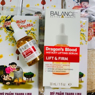 Serum Balance Active Formula Dragon’s Blood Lifting  máu rồng  phục hồi da 30ml